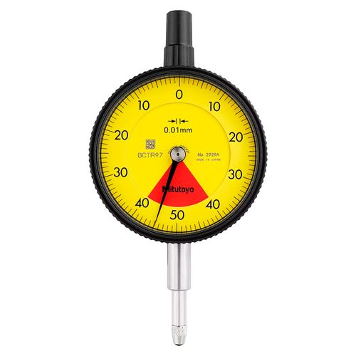 Relógio comparador 0,8mm resolução 0,01mm à prova de choque Tipo ISO Mitutoyo 2929A-62
