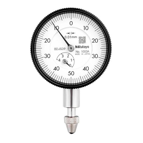 Relógio comparador 4mm resolução 0,01mm norma ISO Mitutoyo 1003A