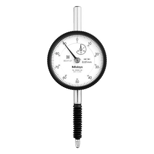Relógio Comparador 20mm resolução 0,01mm IP64 tampa traseira plana tipo ISO Mitutoyo 2050AB-60
