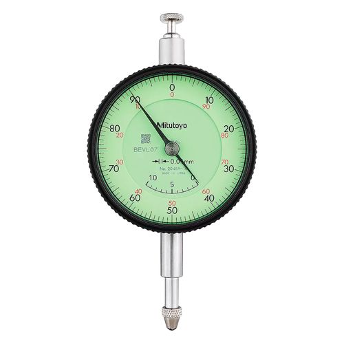 Relógio comparador 10mm resolução 0,01mm Norma EN ISO Mitutoyo 2048A-10