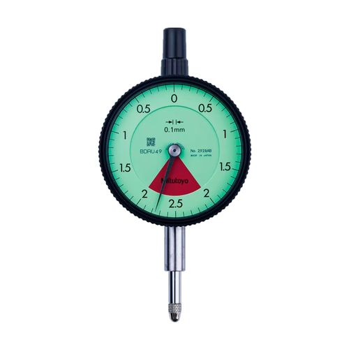 Relógio comparador 4mm resolução 0,1mm norma ISO à prova de choque Mitutoyo 2928A