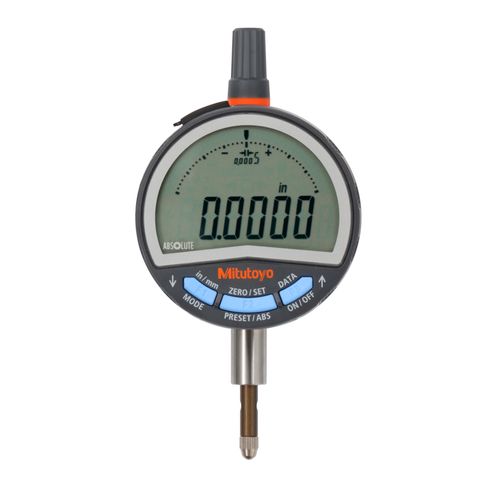 Relógio comparador Digital IP42 mm/Pol 0-0,5'' 0-12,7mm 0,0005'' 0,01mm Visor Giratório em 330° Julgamento GO/±NG com Saída de Dados Mitutoyo 543-717
