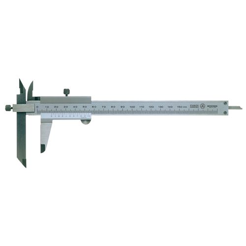 Paquímetro com Mandíbula de Medição Ajustável para Distância Entre Furos 10-150mm 0,05mm Mitutoyo 536-105