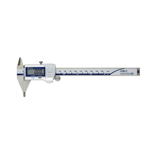 Paquímetro Digital IP67 Bico Fino Pontiagudo 0-6'' polegada Saida de Dados Mitutoyo 573-725-20