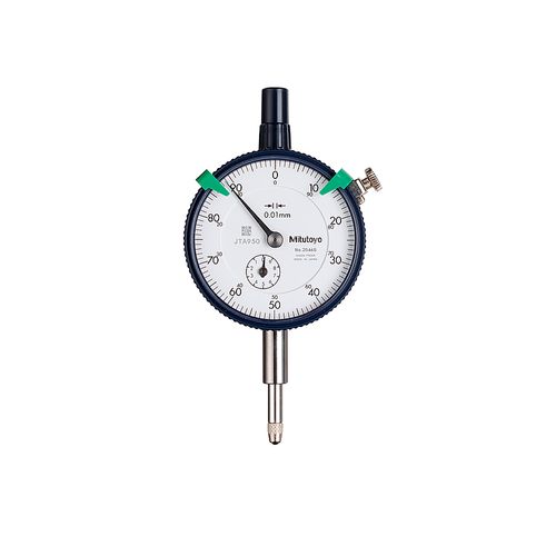 Relógio comparador 1mm resolução 0,01mm prova de choque Mitutoyo 2046SB-09