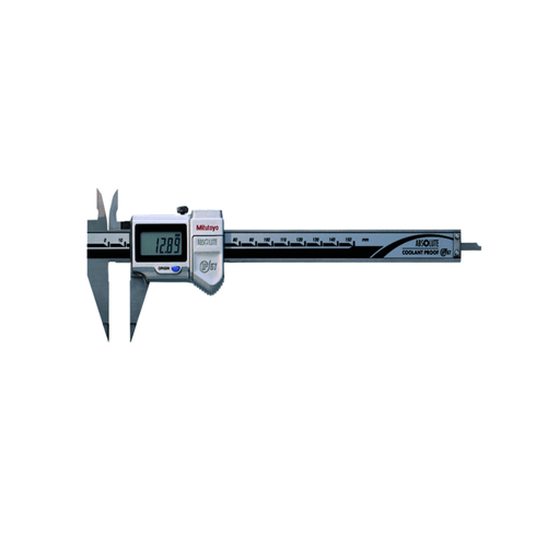 Paquímetro Digital Absolute IP67 com Bico de Medição Finos 0-150mm 0,01mm com Saída de Dados Mitutoyo 573-622-20