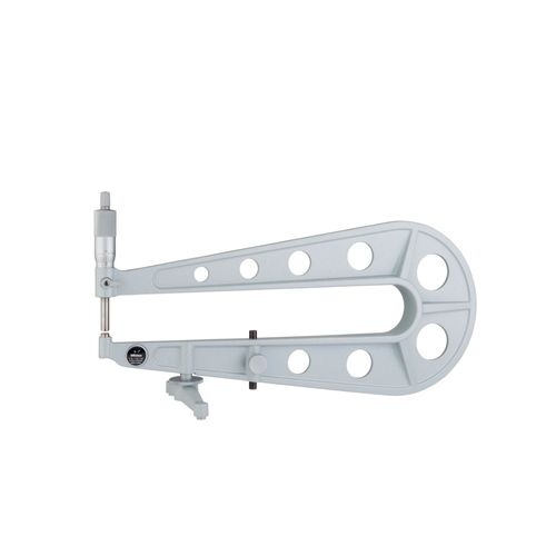 Micrômetro externo para chapa metálica 0-1'' resolução 0,001'' arco longo de 12'' Mitutoyo 118-107