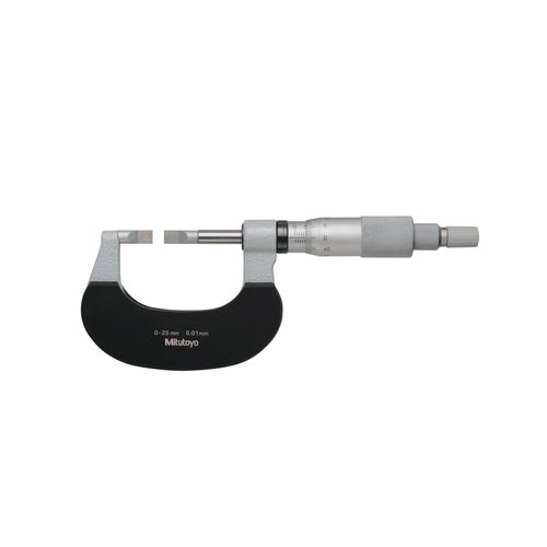 Micrômetro externo tipo lâmina 0-25mm resolução 0,01mm Mitutoyo 122-161