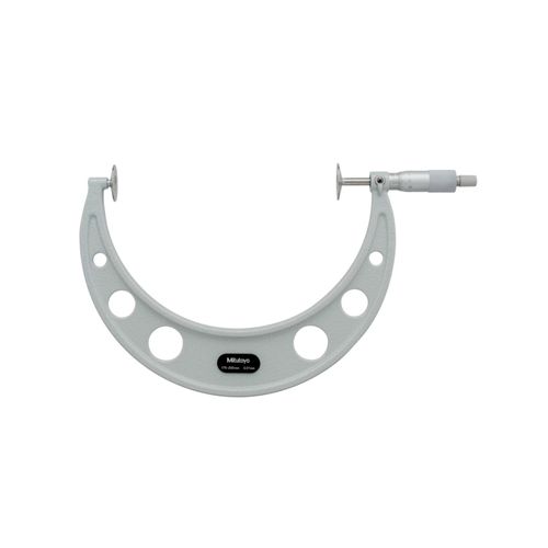 Micrômetro externo tipo disco 175-200mm resolução 0,01mm Disco Ø30mm Mitutoyo 123-108