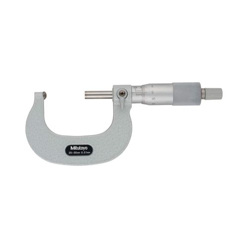 Micrômetro externo para tubos 25-50mm resolução 0,01mm batente esférica Mitutoyo 115-116