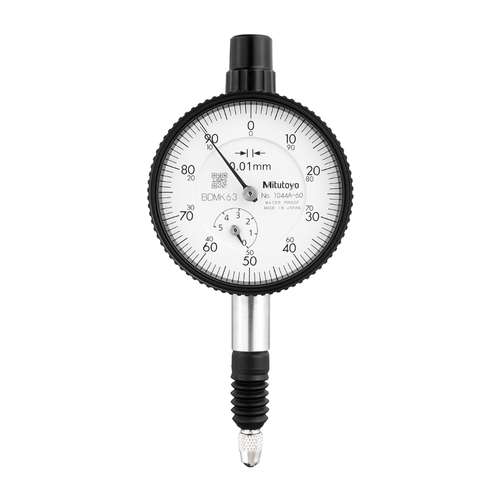Relógio Comparador Analógico 0-5mm resolução 0,01mm norma ISO/JIS Mitutoyo 1044A-60