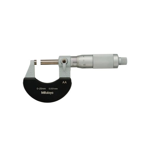 Micrômetro externo 0-25mm resolução 0,001mm estrutura termo isolante dedal de frição Mitutoyo 102-313