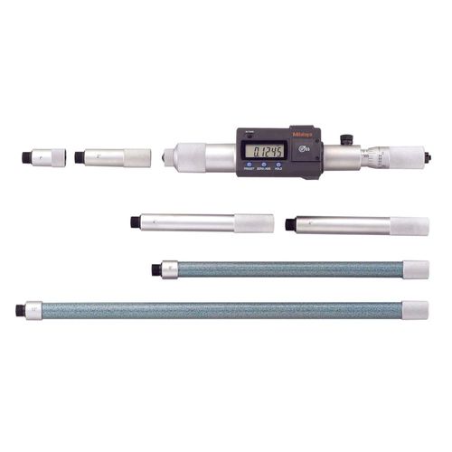 Micrômetro interno tubular digital 200mm-1000mm/8-40'' resolução 0,001mm/0,0001'' IP65 ABSOLUTE saída de dados Mitutoyo 337-303
