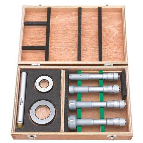Conjunto Micrômetro Interno de Três Pontos Mitutoyo 20-50mm resolução 0,005mm Mitutoyo 368-992