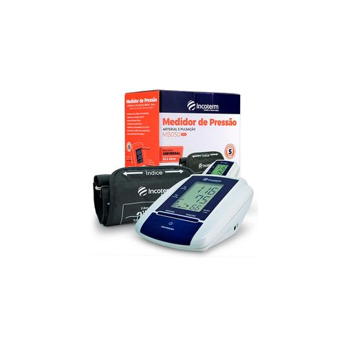 Medidor de Pressão Digital de Braço 30-280mmHg MB050 Incoterm S-ESF-0400.00