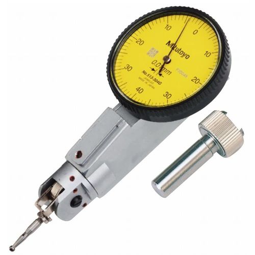 Relógio Apalpador universal com cabeçote giratorio 0-0,8mm resolução 0,01mm Antimagnético Mitutoyo 513-304-10H