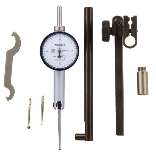 Relógio apalpador compacto 0–0,02'' resolução 0,0005'' Mitutoyo 513-512T