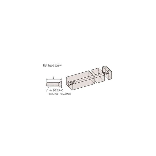 Parafuso Cabeça Chata 5/8'' polegada para Acessorio para Bloco Padrão Mitutoyo 619058