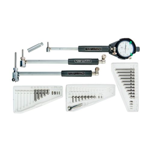 Conjunto Comparador de Diâmetro Interno com relógio comparador 18-150mm resolução 0,001mm Mitutoyo 511-922-20