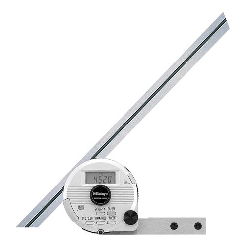 Transferidor de Ângulo Digital 300mm/12'' resolução 1'/0,01° Mitutoyo 187-552