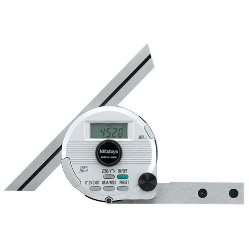 Transferidor de Ângulo Digital 150mm/6'' resolução 1'/0,01° com saída de dados Digimatic preset hold Mitutoyo 187-551