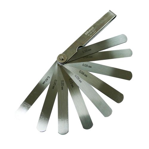 Calibrador de Folga 0,03–0,5mm com 13 Lâminas Mitutoyo 184-307S