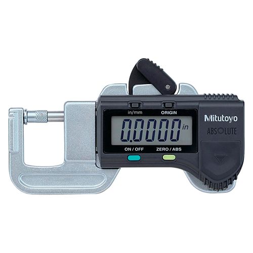 Mini Medidor de Espessura Quick Mini mm/Pol 0-12mm 0,01mm 0,5'' 0,0005''Mitutoyo 700-118-20
