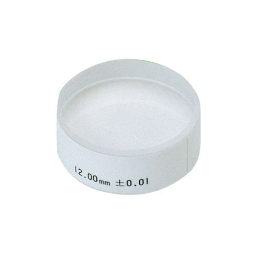 Paralelo Óptico 12,00mm diâmetro 30mm planicidade 0,1µm paralelismo 0,2µm Mitutoyo 157-101