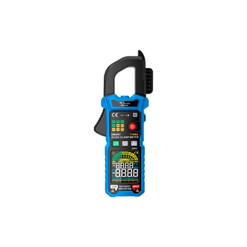 Alicate Amperímetro Inteligente AC/DC CAT III 600V 3 5/6 -40~1000°C Minipa SM-3305