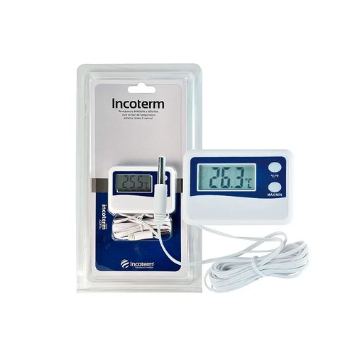 Termômetro Digital com Sensor Externo +20+760:5°C resolução 0,1°C precisão ±1°C Incoterm 5374.1