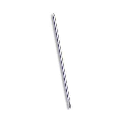 Termômetro químico escala interna -10+110°C resolução 1°C precisão ±1°C Hg refletor-azul 260+5×7-8mm Incoterm 5012