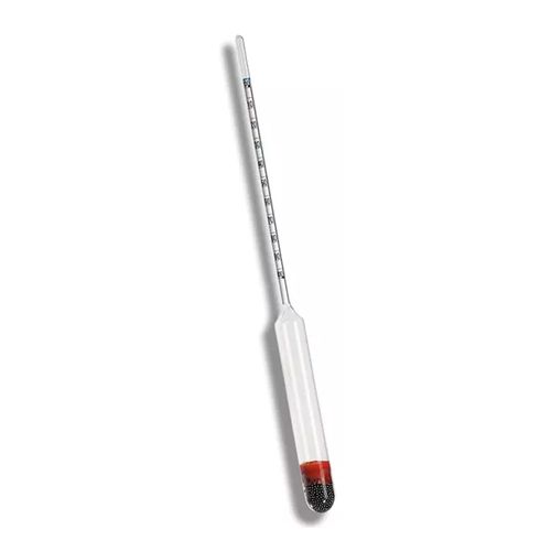 Densímetro Álcool 10/20:0,1 % de Volume 330 mm Calibrado a 20 °C Incoterm 5529.9