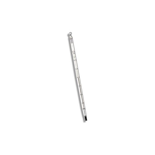Termômetro químico escala interna -10+360°C resolução 1°C HG refletor azul proteção metal 9,5mm 355mm Incoterm 5028
