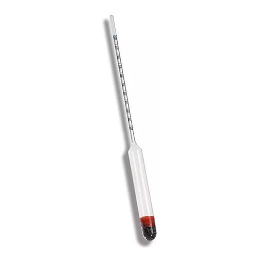 Densímetro Álcool Segundo Gay Lussac 90/100:0,1+Gl 330 mm Calibrado a 20 °C Incoterm 5537