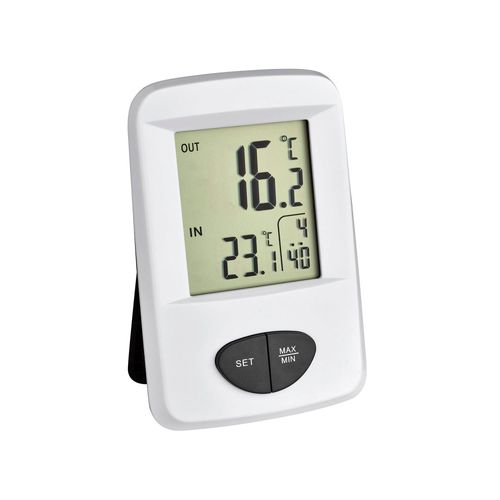 Termômetro de base plástico 0+50°C resolução 1°C precisão ±1°C Incoterm A-DIV-0090.00