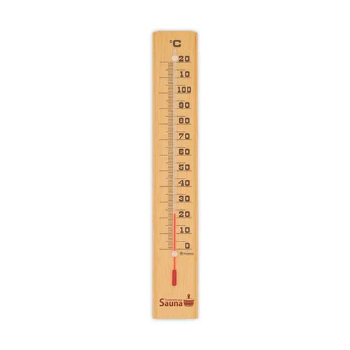 Termômetro para sauna base madeira 0+120°C Incoterm TS 710.02.0.01