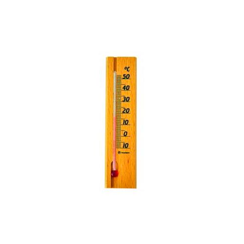 Termômetro ambiente com base em madeira -10-50°C Incoterm TA 229.05.1.00