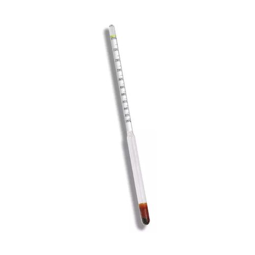 Densímetro segundo Baumé 30-60° resolução 1° corpo 300mm calibrado a 20°C Incoterm 5669