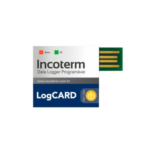 LogCARD Data Logger Descartável -20-60°C plástico lacrado IP67 Incoterm 3030.80.00
