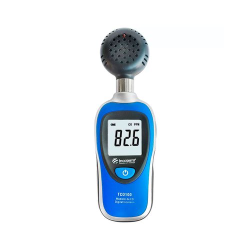Medidor de CO Digital TCO100 0-1000ppm resolução 1ppm precisão 5%+10ppm Incoterm T-MCO-0010
