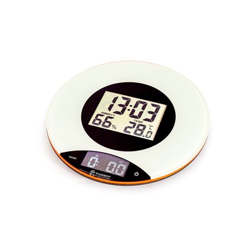 Balança de cozinha digital multifuncional ML307 0-5kg resolução 1g vidro temperado Incoterm 27000