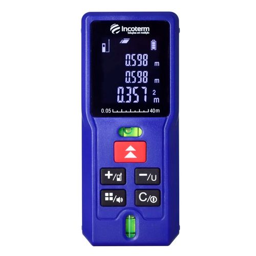 Trena laser digital TRE-80 0,05-80m resolução 0,001m Incoterm T-Tre-0050.00