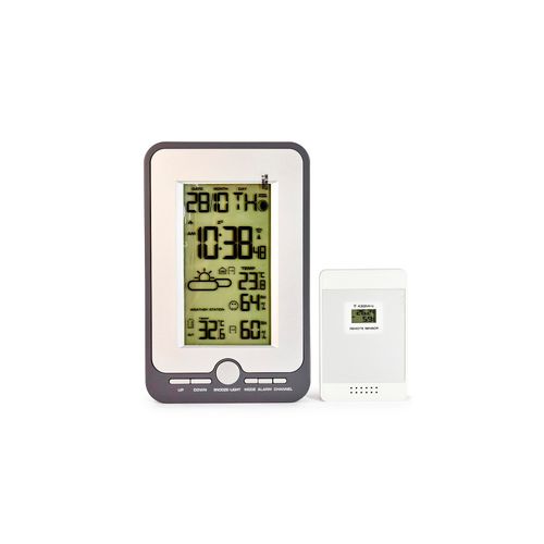 Estação Meteorológica Digital Mesa Multy Temperatura -9 a 50 °C Umidade 20 a 95 UR Transmissor -40 a 70 °C Alcance 80 m Incoterm T-EST-0052