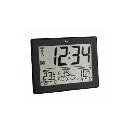 Estação Meteorológica Digital Mesa Metro Temperatura Interna -10 a 38 °C Transmissor -40 a 60 °C Tendência Relógio Incoterm T-EST-0040
