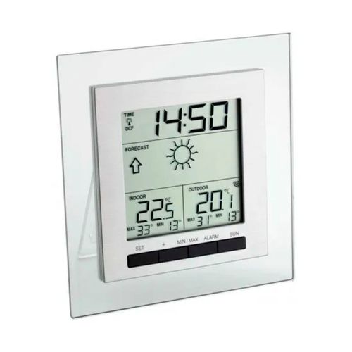 Estação Meteorológica Digital Mesa Square Temperatura -9 a 50 °C Umidade 20 a 95 UR Transmissor -40 a 70 °C Alcance 80 m Incoterm T-EST-0048