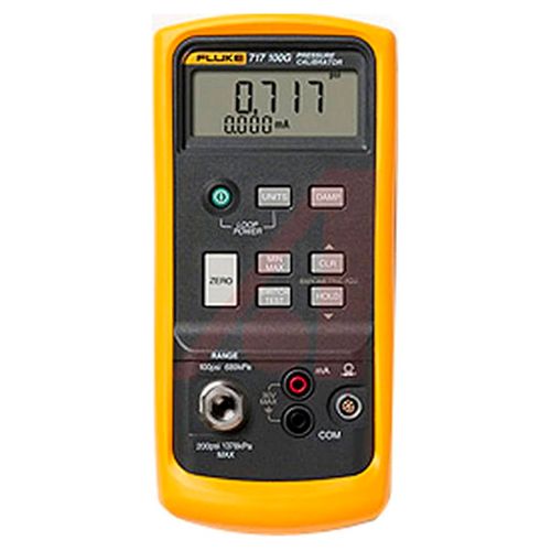 Calibrador de pressão portátil –12+10000 PSIG resolução 0,1 PSIG Fluke Fluke-717 10000G