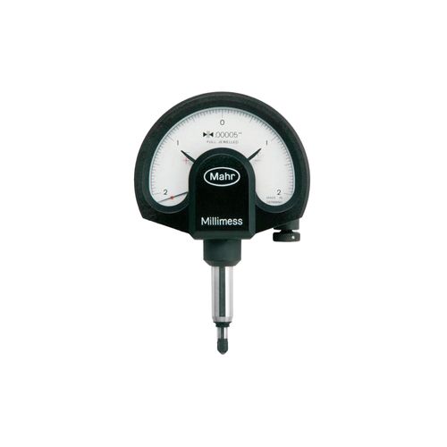 Relógio comparador mecânico Elzentimess 1110 NT 0,01 mm aço inoxidável MAHR 4343105
