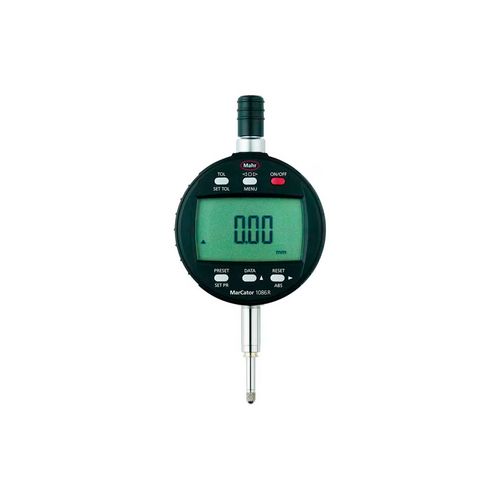 Relógio comparador digital Marcator 1086 R 0–100mm 0,01mm Reference aço inoxidável MAHR 4337133