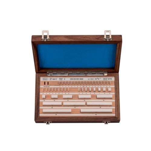 Conjunto blocos padrão retangulares 402 C/1 0,5–100mm cerâmica MAHR 4800096