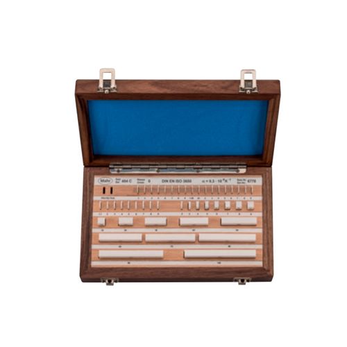 Conjunto blocos-padrão retangulares 409 C/0 0,5–50mm aço MAHR 4800410